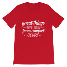 Load image into Gallery viewer, Fact &quot;Great Things Never Come&quot; Unisex T-Shirt - Siddh Studio
