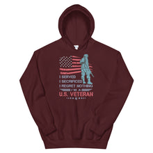 Load image into Gallery viewer, USA Veteran Series P1 Unisex Hoodie - Siddh Studio
