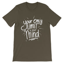 Load image into Gallery viewer, Fact &quot;Your Only Limit Is Your Mind&quot; Unisex T-Shirt - Siddh Studio
